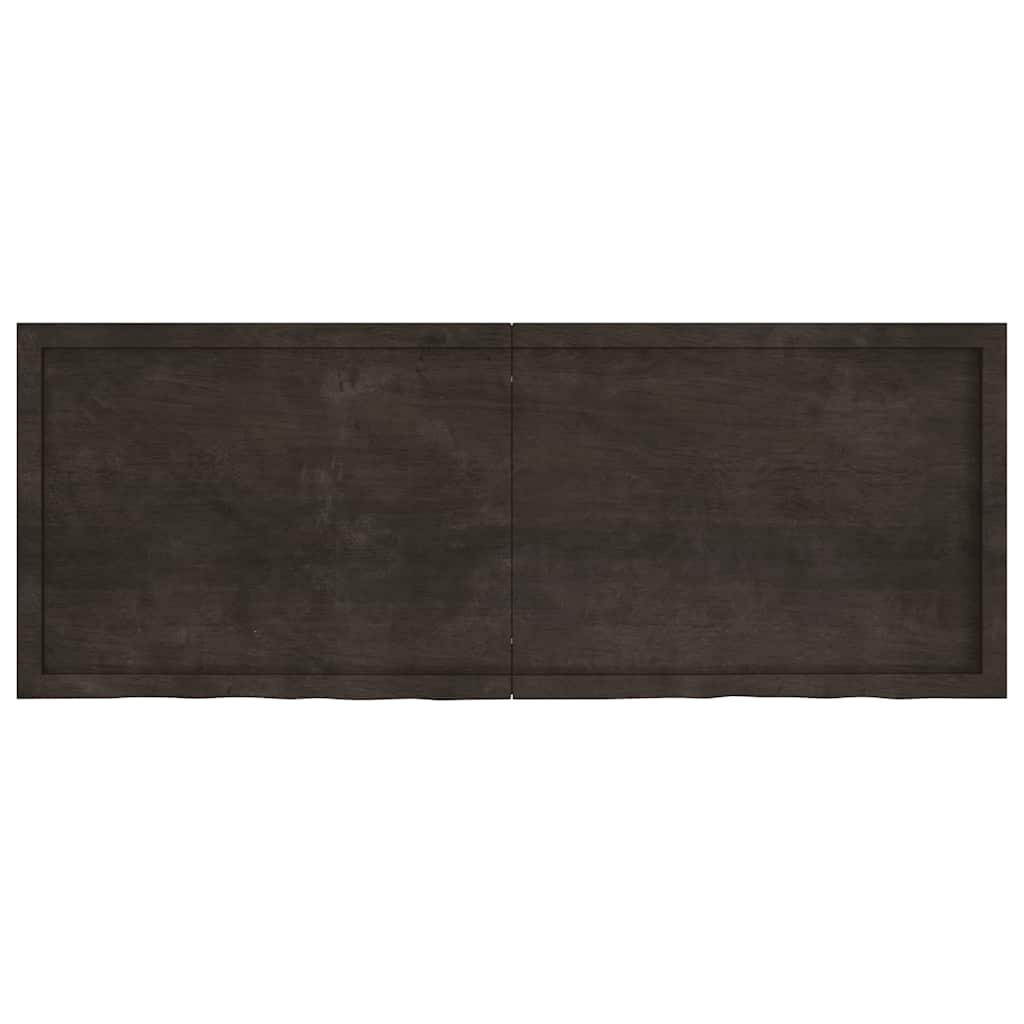 Kylpyhuoneen Työtaso T.ruskea 160X60X(2-4)Cm Käsitelty Täyspuu