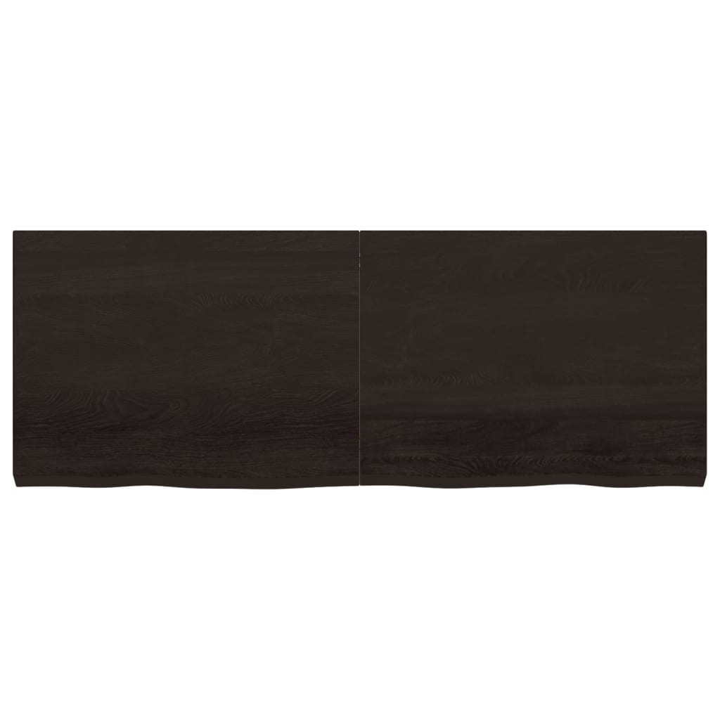 Kylpyhuoneen Työtaso T.ruskea 160X60X(2-6)Cm Käsitelty Täyspuu