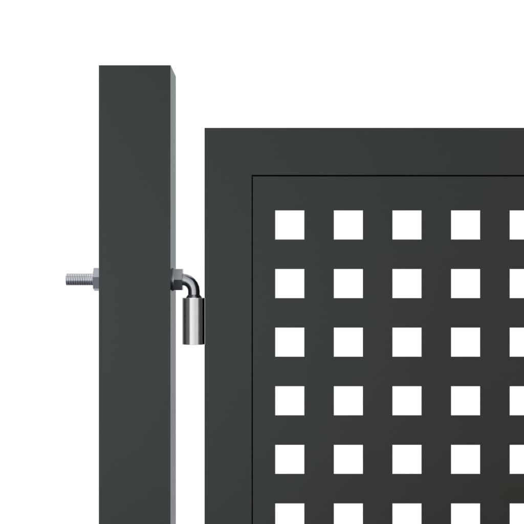Puutarhanportti Antrasiitti 300X150 Cm Teräs