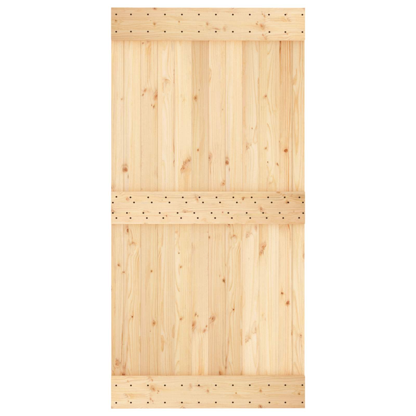 Ovi Narvik Luonnollinen 100 X 210 Cm Massiivinen Mänty