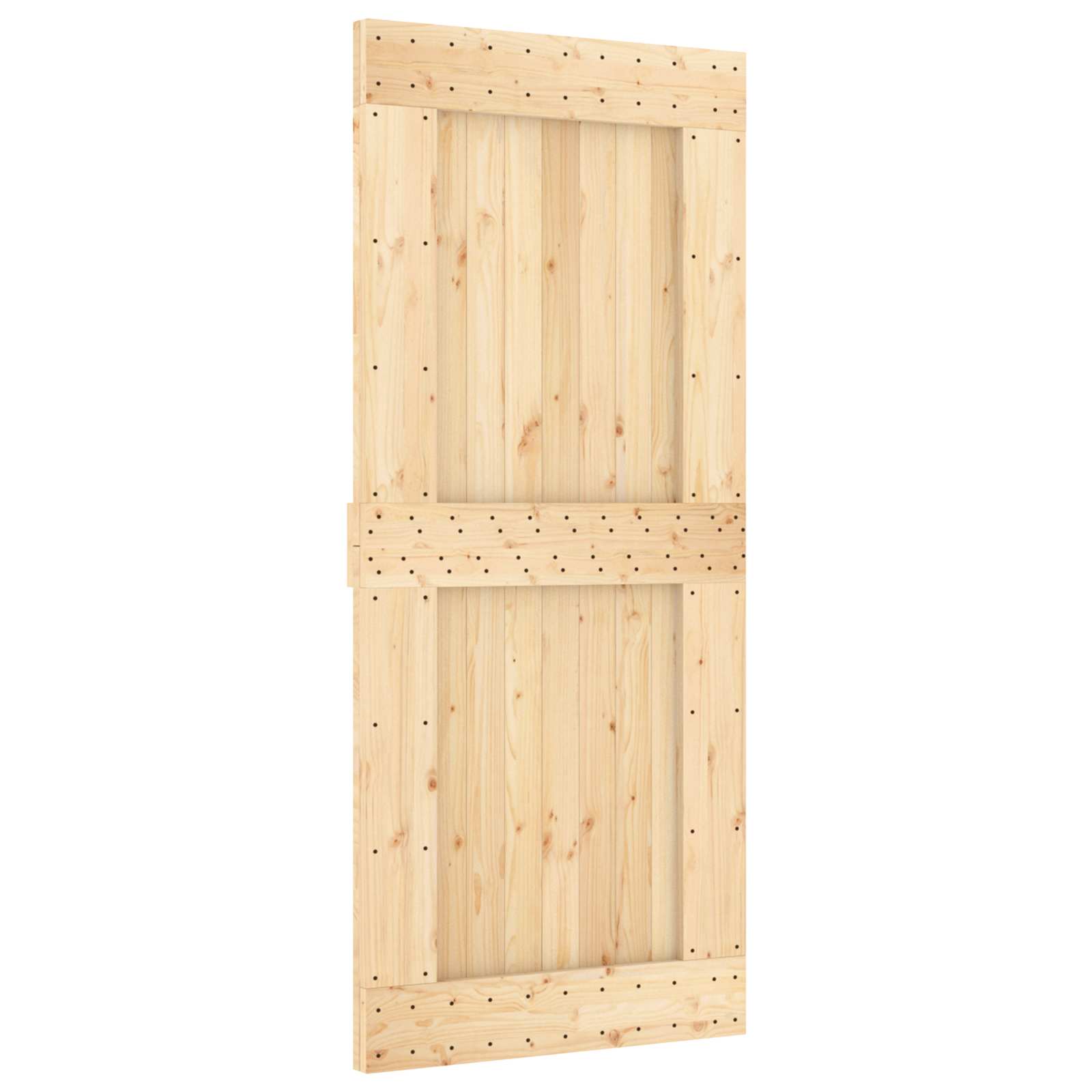 Ovi Narvik Luonnollinen 90 X 210 Cm Massiivinen Mänty