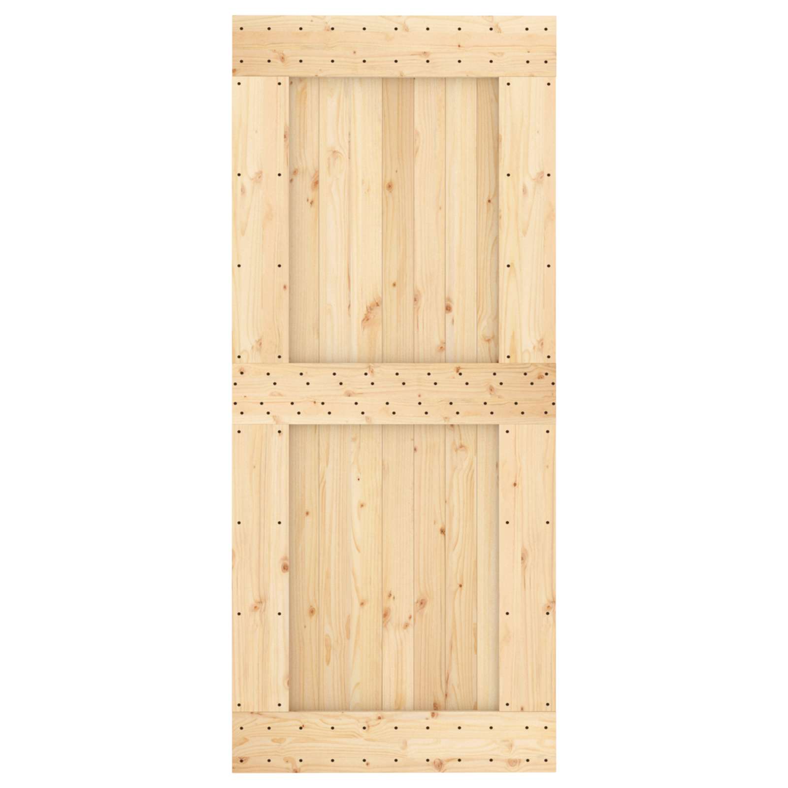 Ovi Narvik Luonnollinen 90 X 210 Cm Massiivinen Mänty