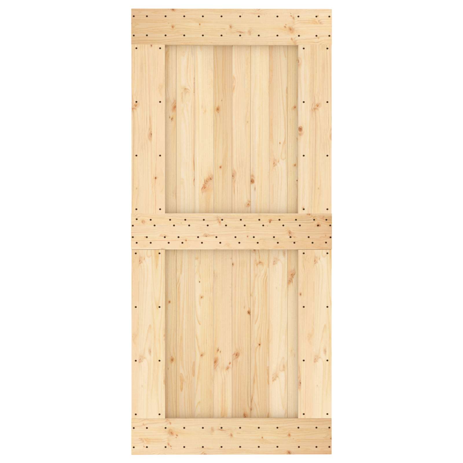 Ovi Narvik Luonnollinen 95 X 210 Cm Massiivinen Mänty