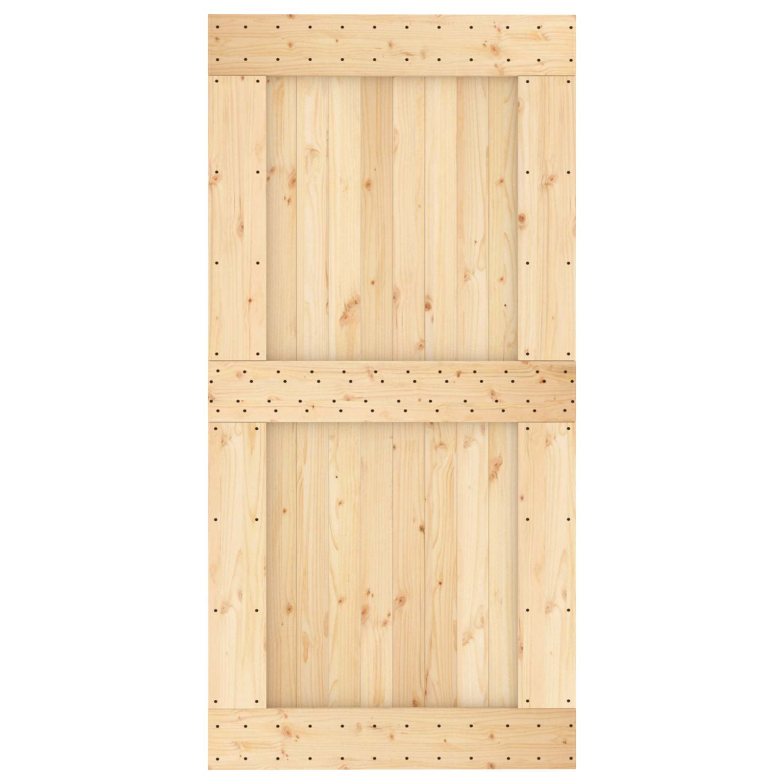 Ovi Narvik Luonnollinen 100 X 210 Cm Massiivinen Mänty
