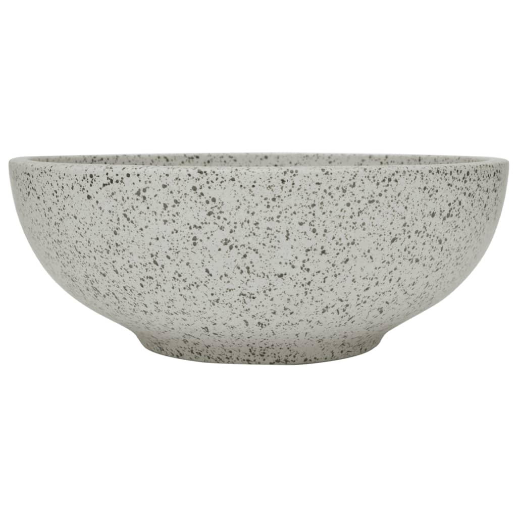 Pesuallas Työtasolle Harmaa Pyöreä Φ41X14 Cm Keraaminen