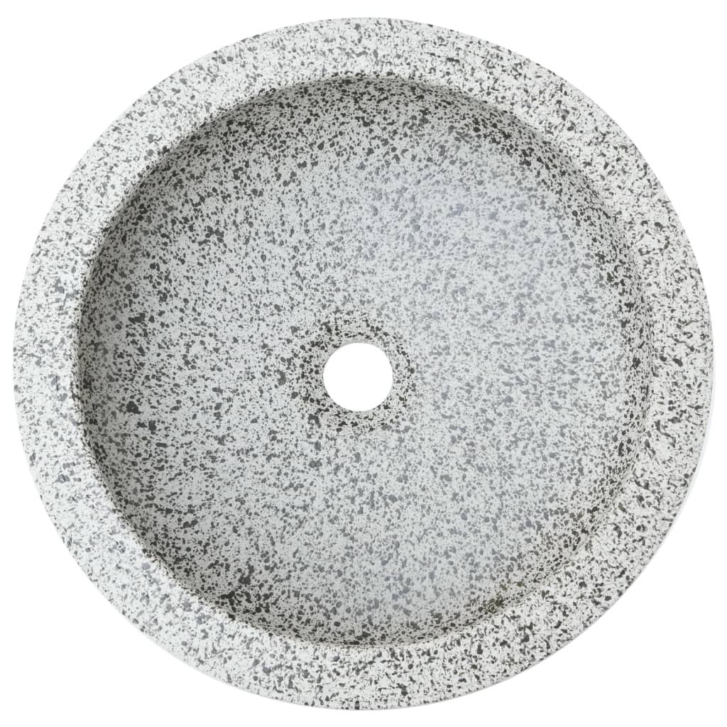 Pesuallas Työtasolle Harmaa Pyöreä Φ41X14 Cm Keraaminen