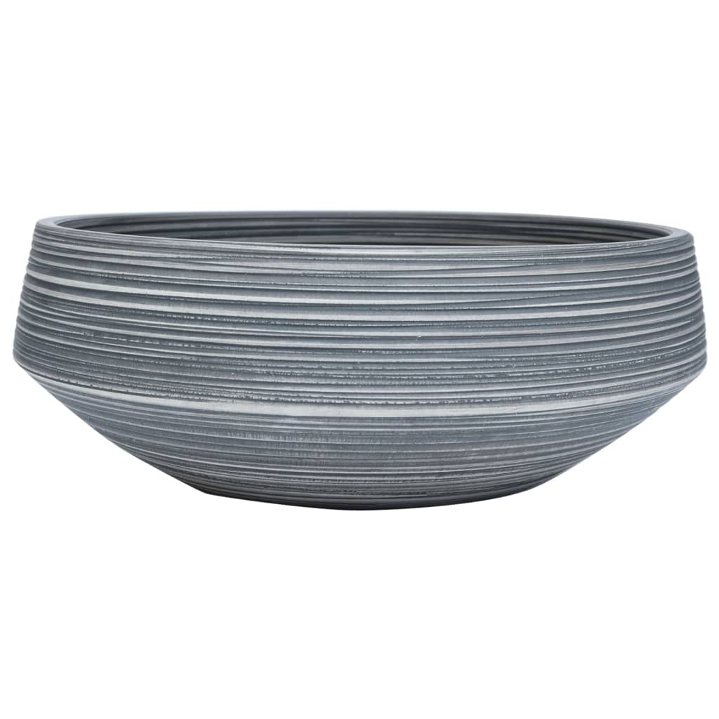 Pesuallas Työtasolle Harmaa Pyöreä Φ41X14 Cm Keraaminen