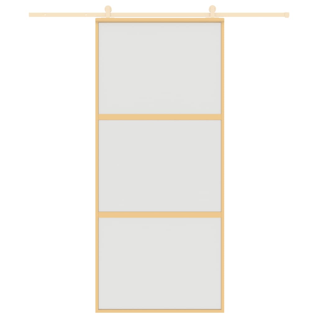 Liukuovi Kulta 90X205 Cm Himmeä Esg-Lasi Ja Alumiini