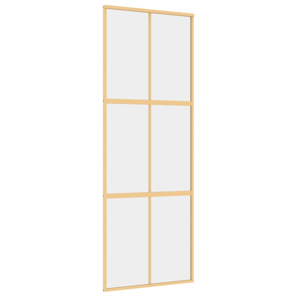 Liukuovi Kulta 76X205 Cm Kirkas Esg-Lasi Ja Alumiini