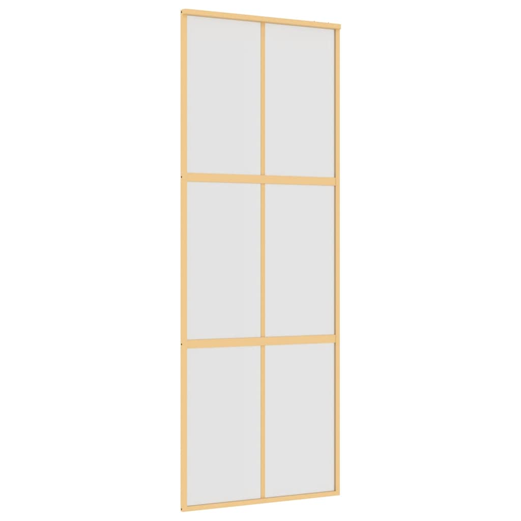 Liukuovi Kulta 76X205 Cm Himmeä Esg-Lasi Ja Alumiini