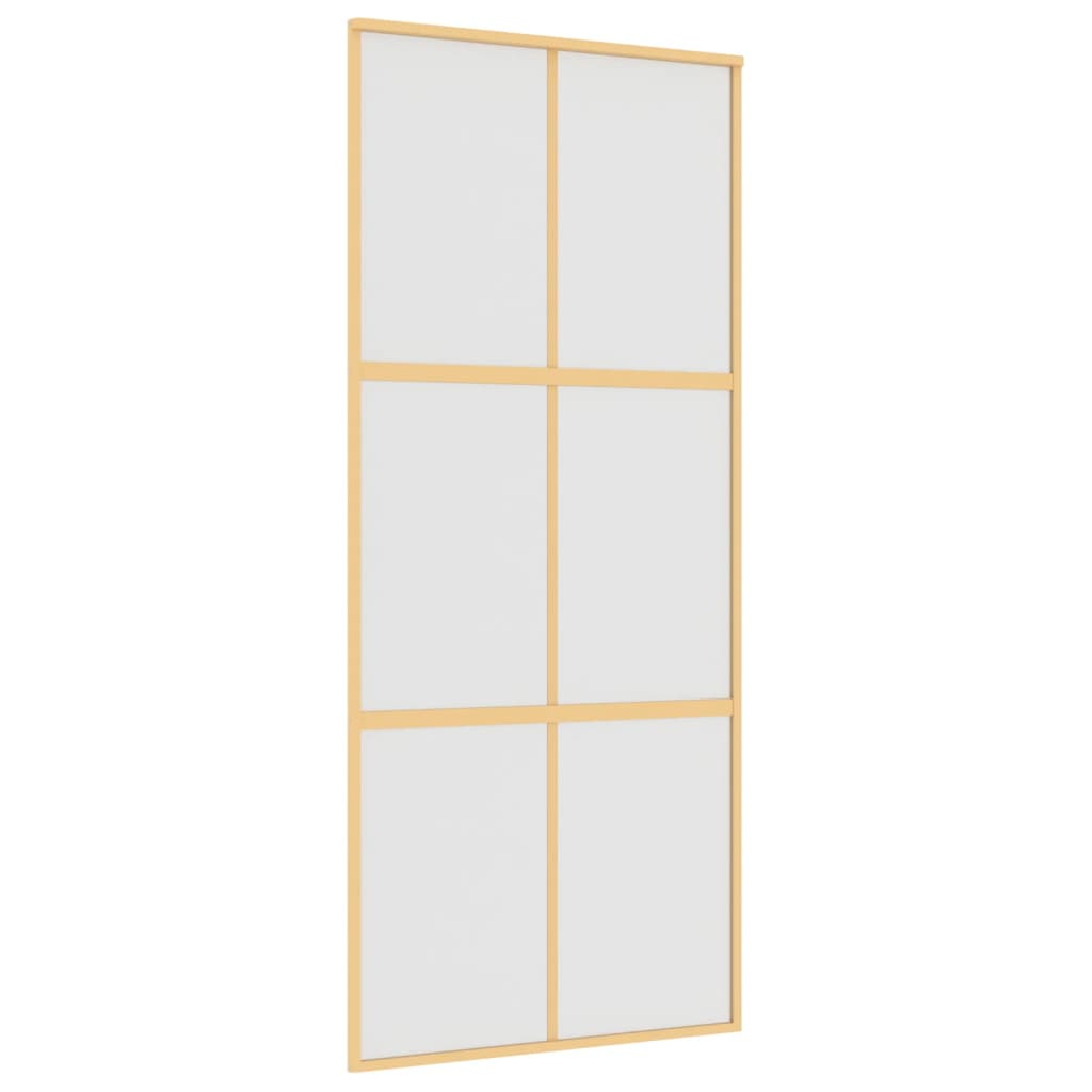 Liukuovi Kulta 90X205 Cm Himmeä Esg-Lasi Ja Alumiini