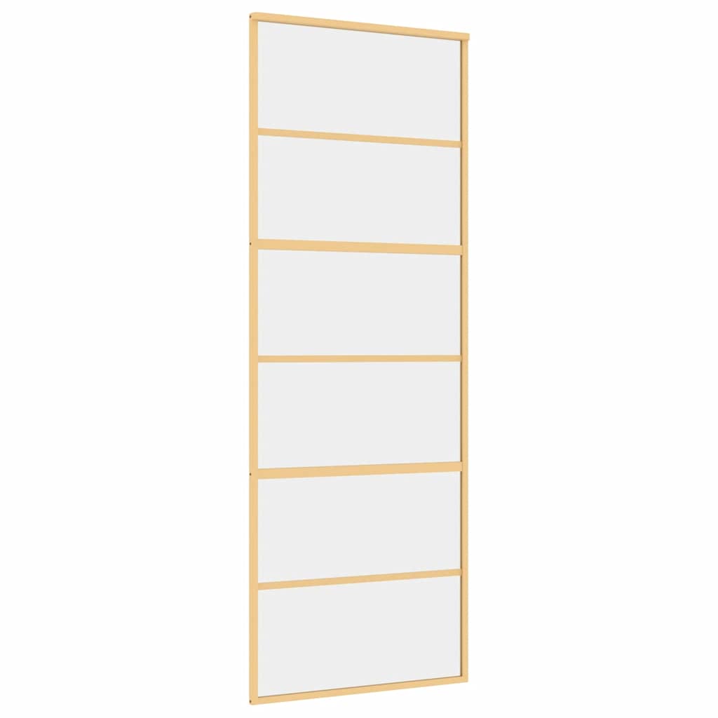 Liukuovi Kulta 76X205 Cm Kirkas Esg-Lasi Ja Alumiini