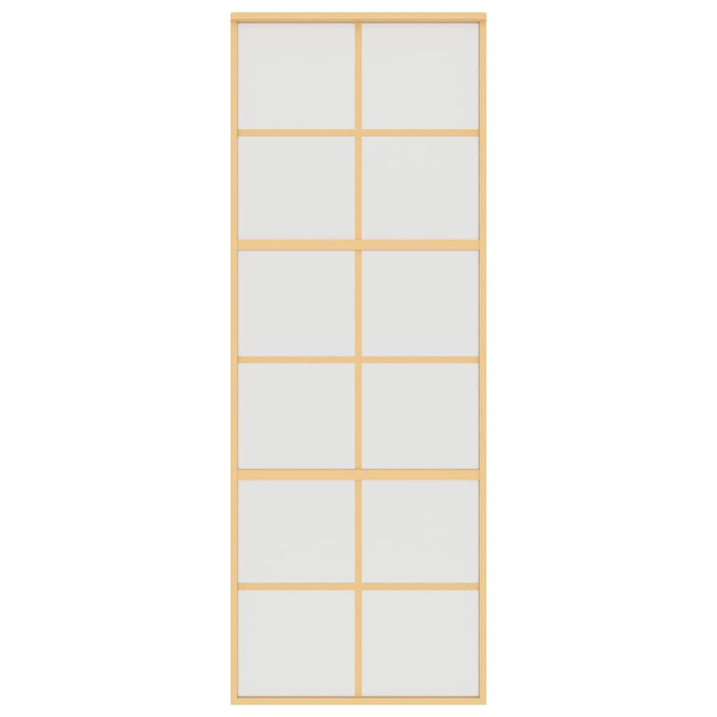 Liukuovi Kulta 76X205 Cm Himmeä Esg-Lasi Ja Alumiini