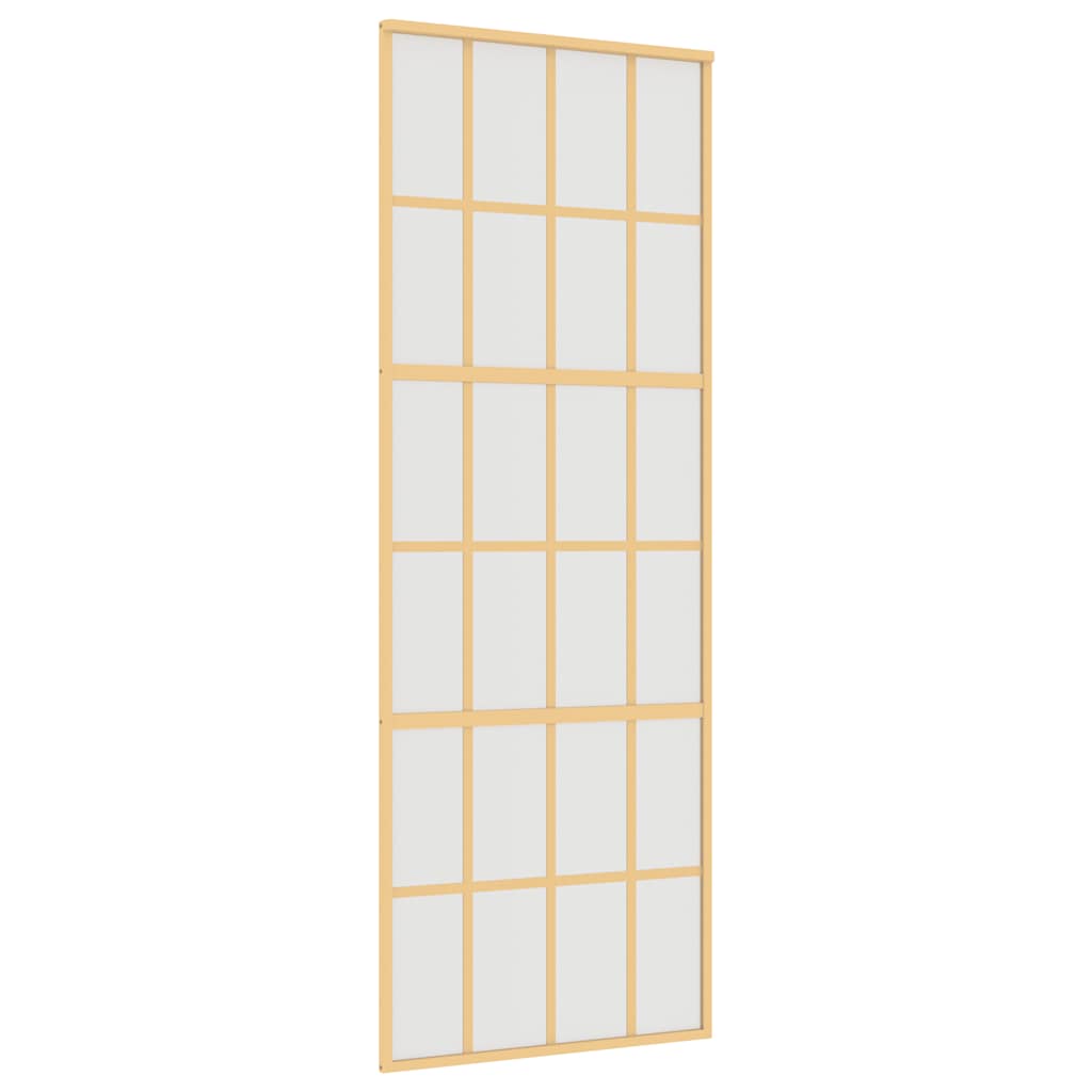 Liukuovi Kulta 76X205 Cm Himmeä Esg-Lasi Ja Alumiini