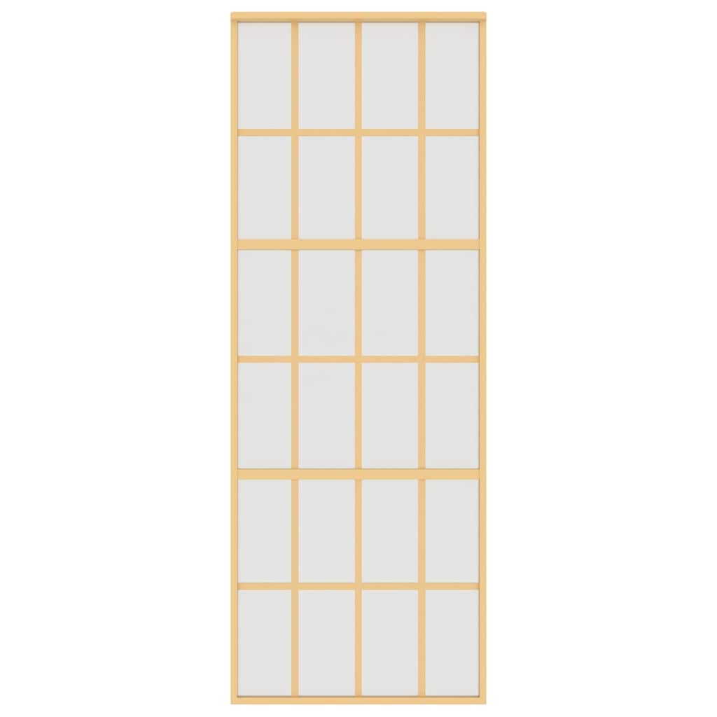 Liukuovi Kulta 76X205 Cm Himmeä Esg-Lasi Ja Alumiini