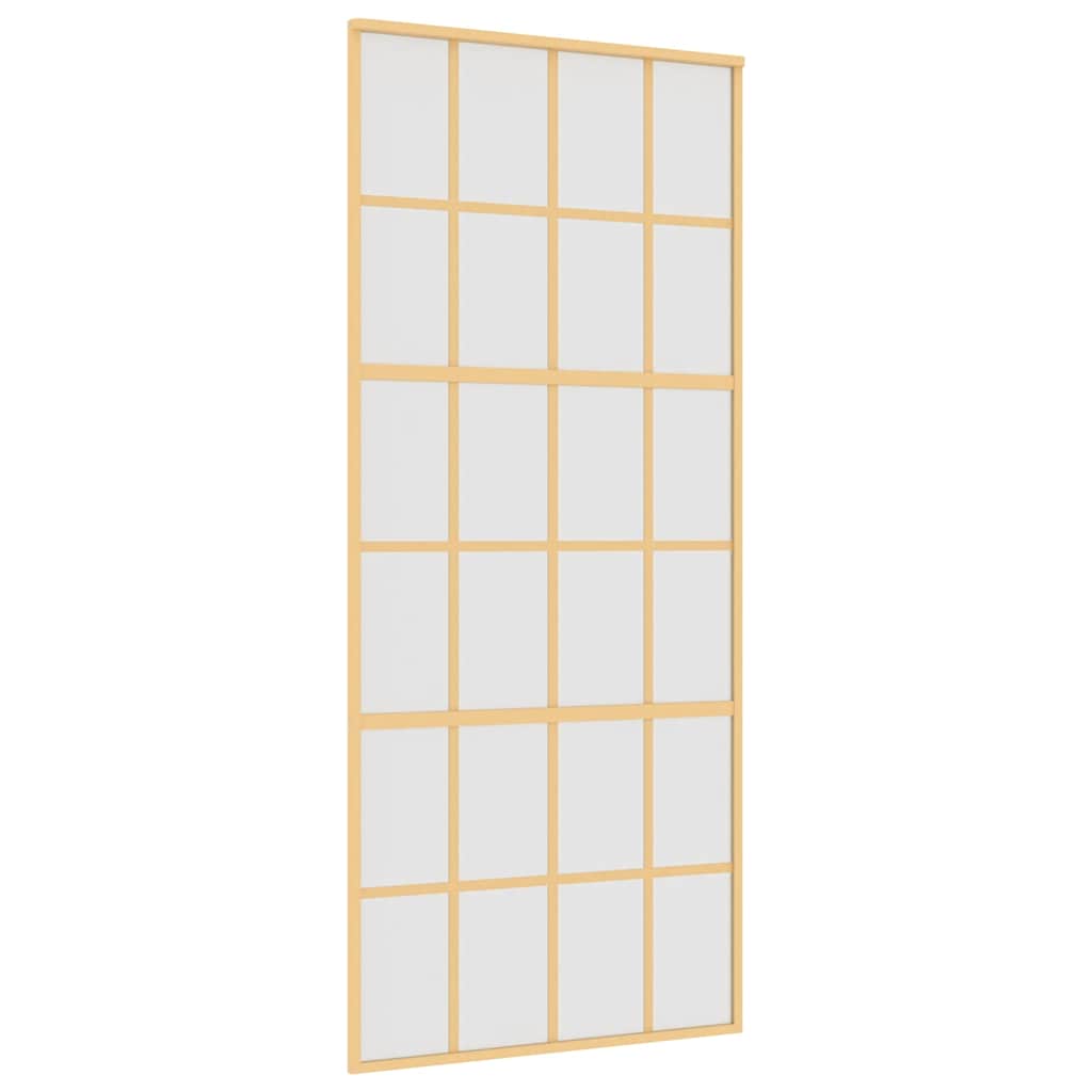 Liukuovi Kulta 90X205 Cm Himmeä Esg-Lasi Ja Alumiini