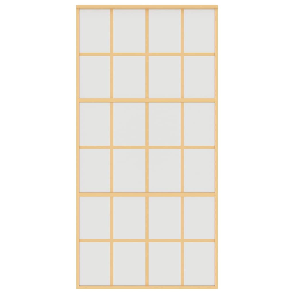 Liukuovi Kulta 102,5X205 Cm Himmeä Esg-Lasi Ja Alumiini