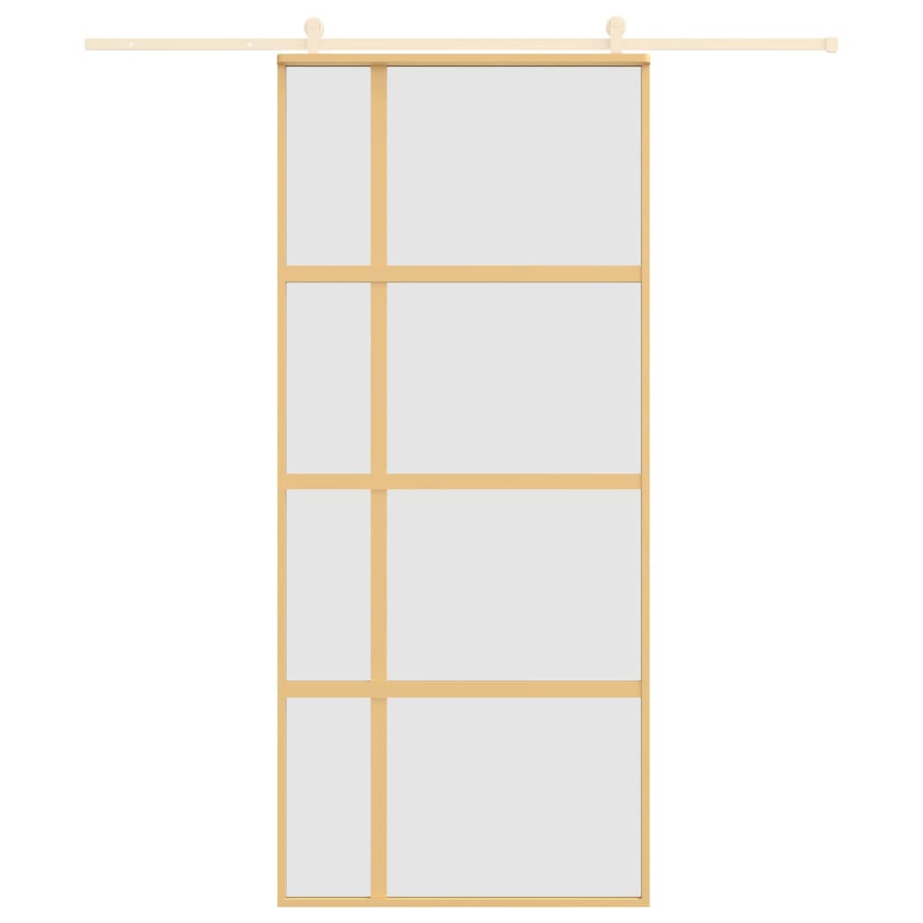 Liukuovi Kulta 90X205 Cm Himmeä Esg-Lasi Ja Alumiini