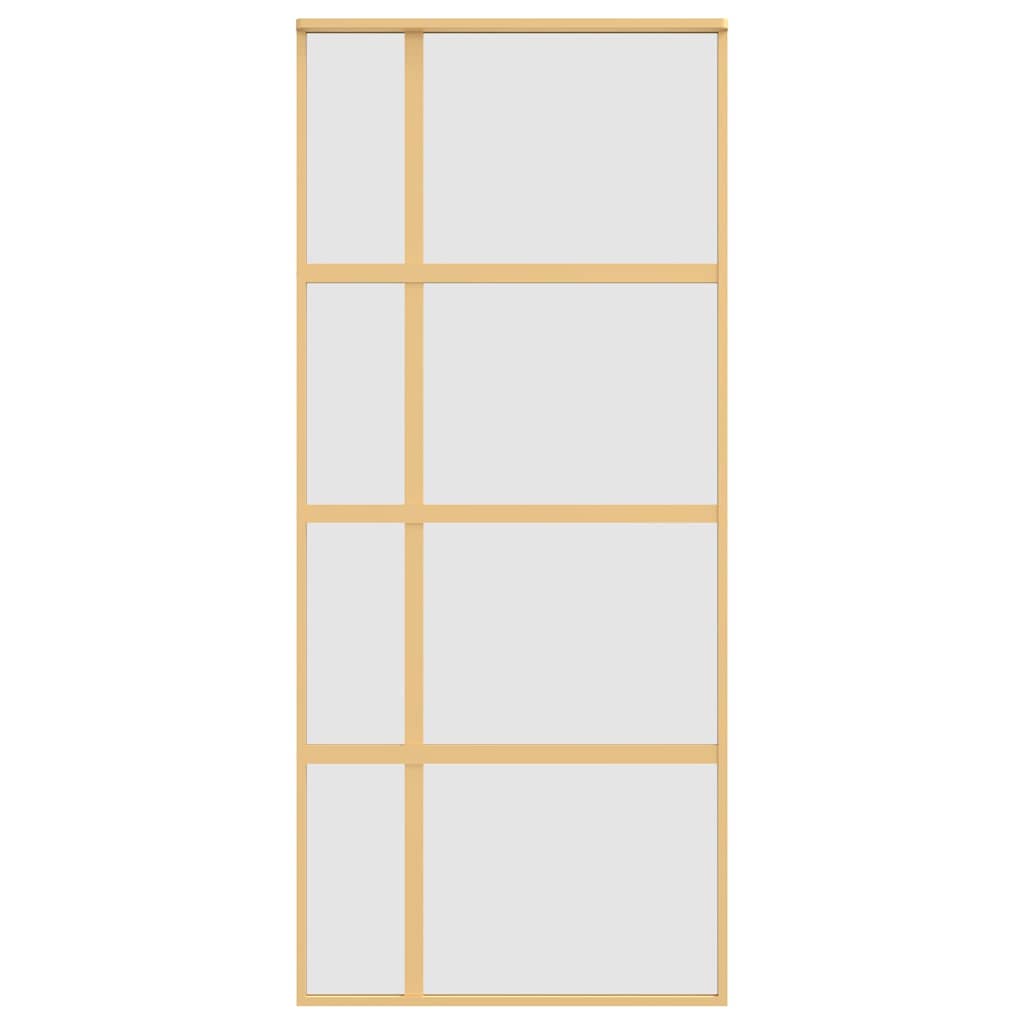 Liukuovi Kulta 90X205 Cm Himmeä Esg-Lasi Ja Alumiini