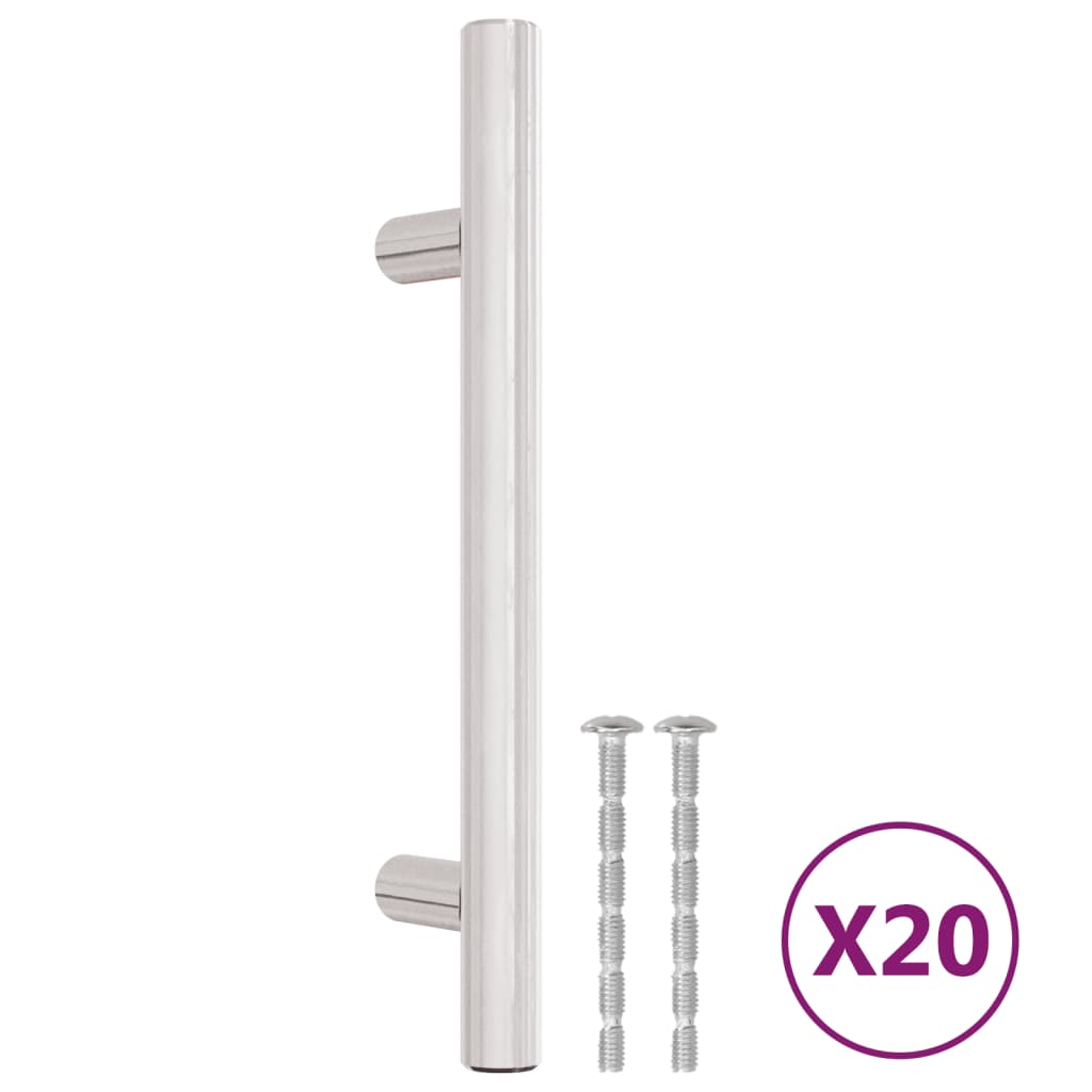 Kaapin Kahvat 20 Kpl Hopea 96 Mm Ruostumaton Teräs