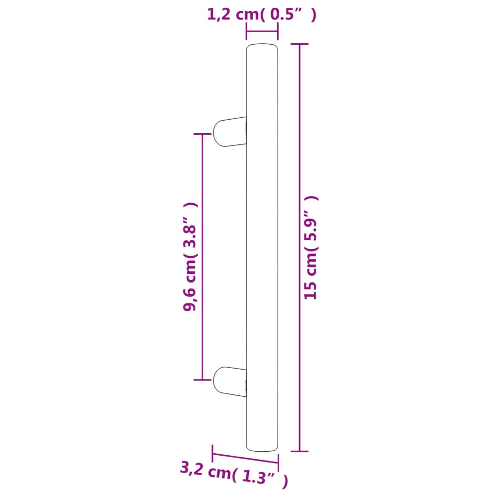 Kaapin Kahvat 20 Kpl Hopea 96 Mm Ruostumaton Teräs