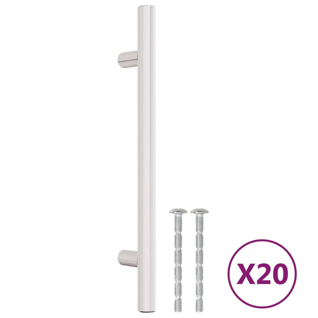 Kaapin Kahvat 20 Kpl Hopea 128 Mm Ruostumaton Teräs