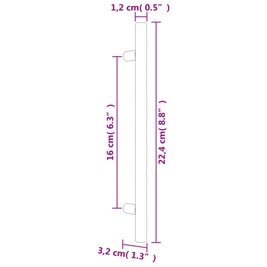 Kaapin Kahvat 20 Kpl Hopea 160 Mm Ruostumaton Teräs