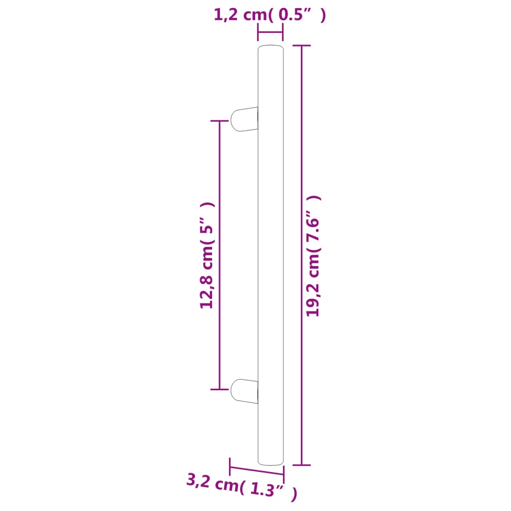 Kaapin Kahvat 20 Kpl Kulta 128 Mm Ruostumaton Teräs