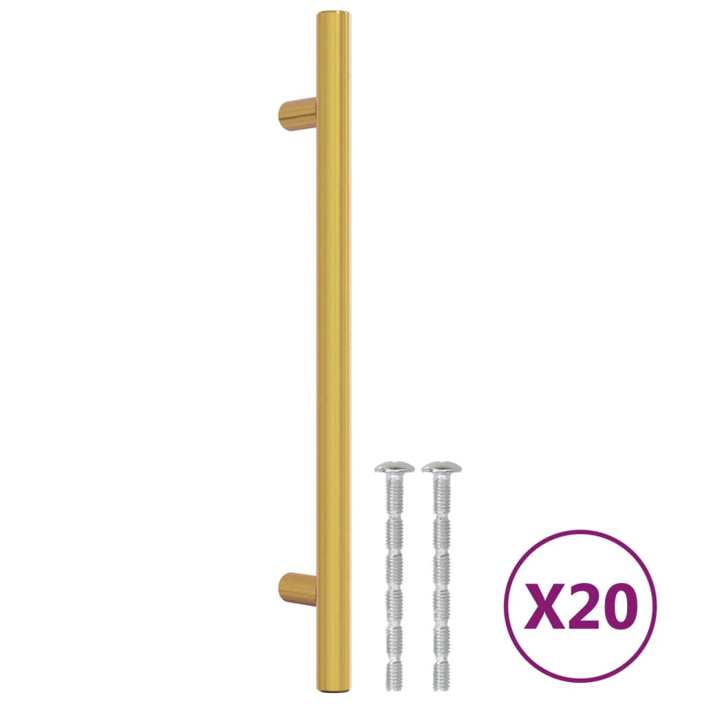 Kaapin Kahvat 20 Kpl Kulta 160 Mm Ruostumaton Teräs