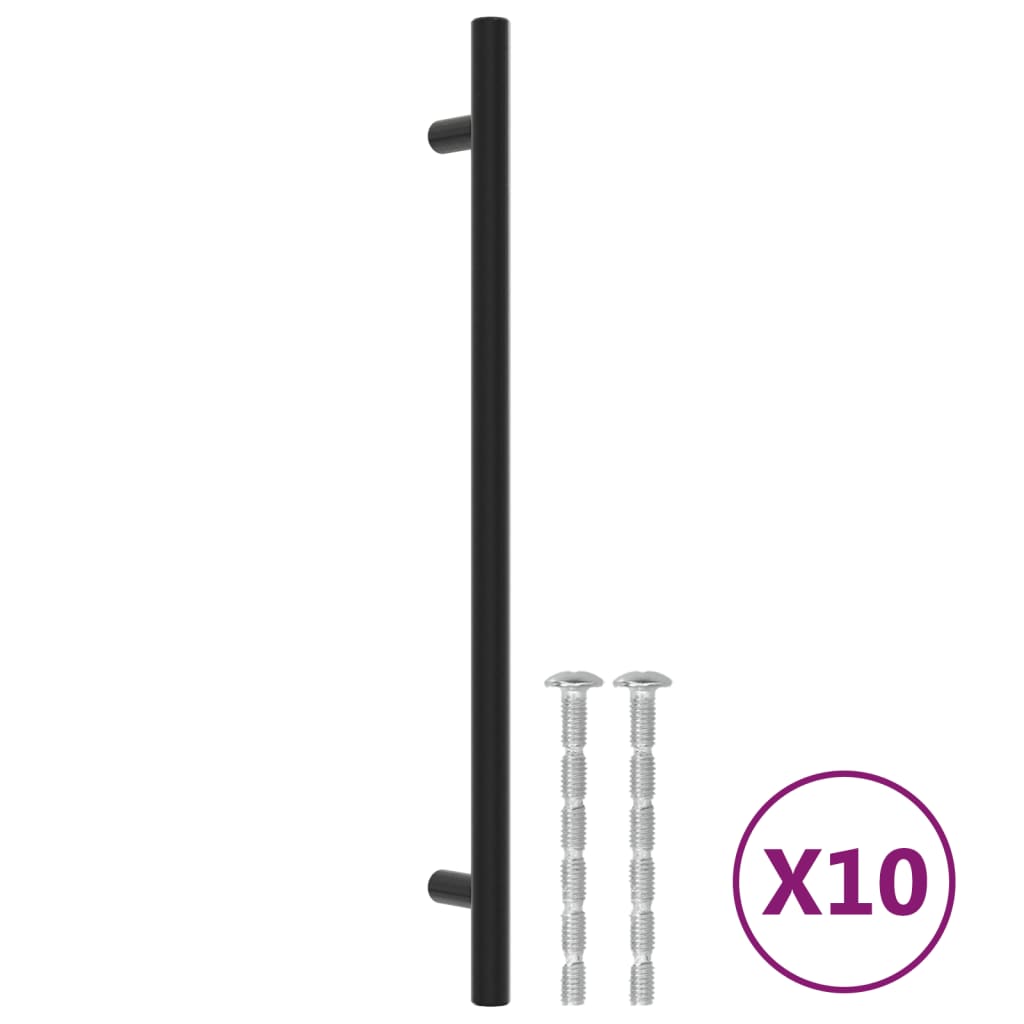 Kaapin Kahvat 10 Kpl Musta 224 Mm Ruostumaton Teräs