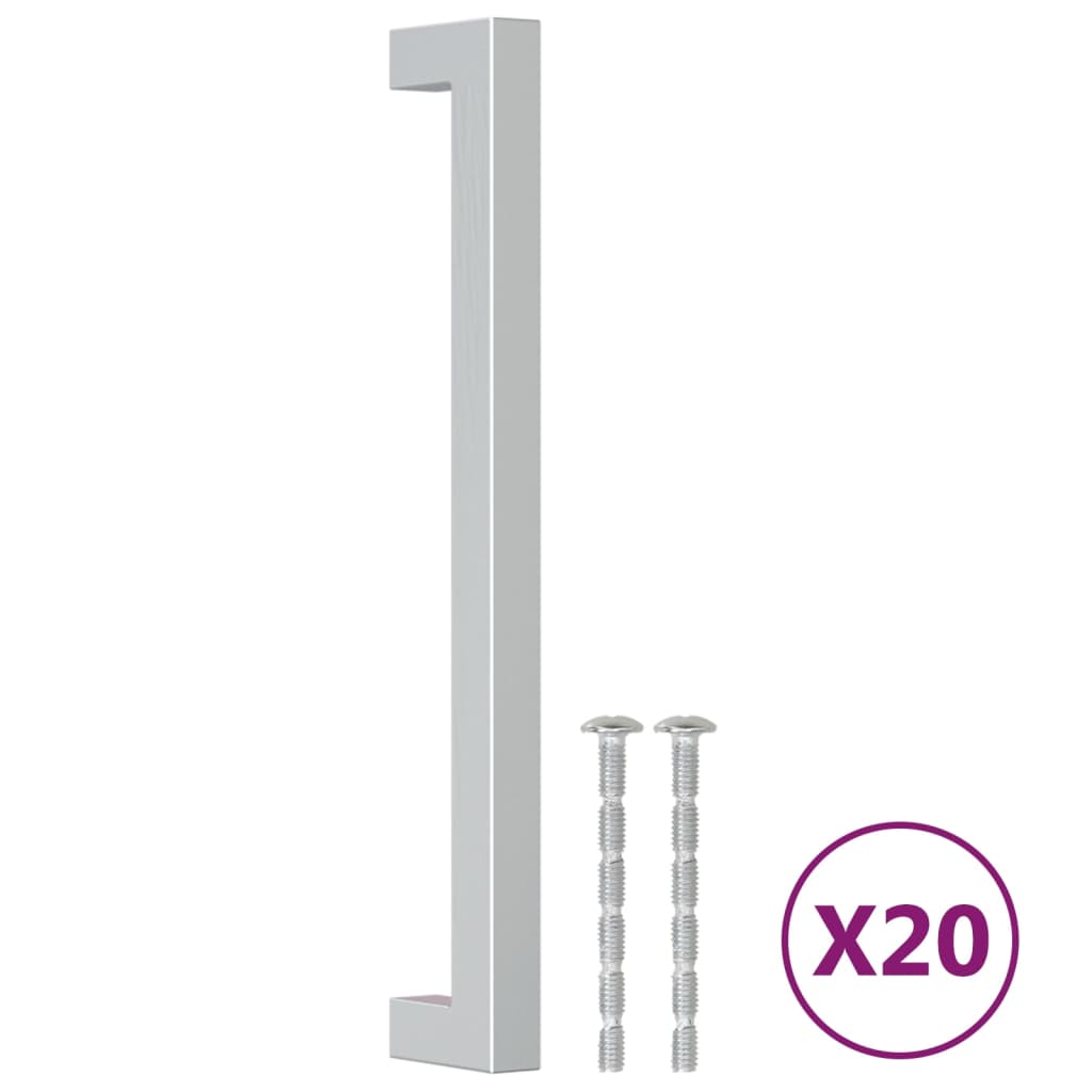 Kaapin Kahvat 20 Kpl Hopea 192 Mm Ruostumaton Teräs