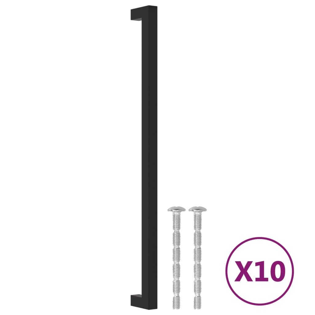 Kaapin Kahvat 10 Kpl Musta 320 Mm Ruostumaton Teräs