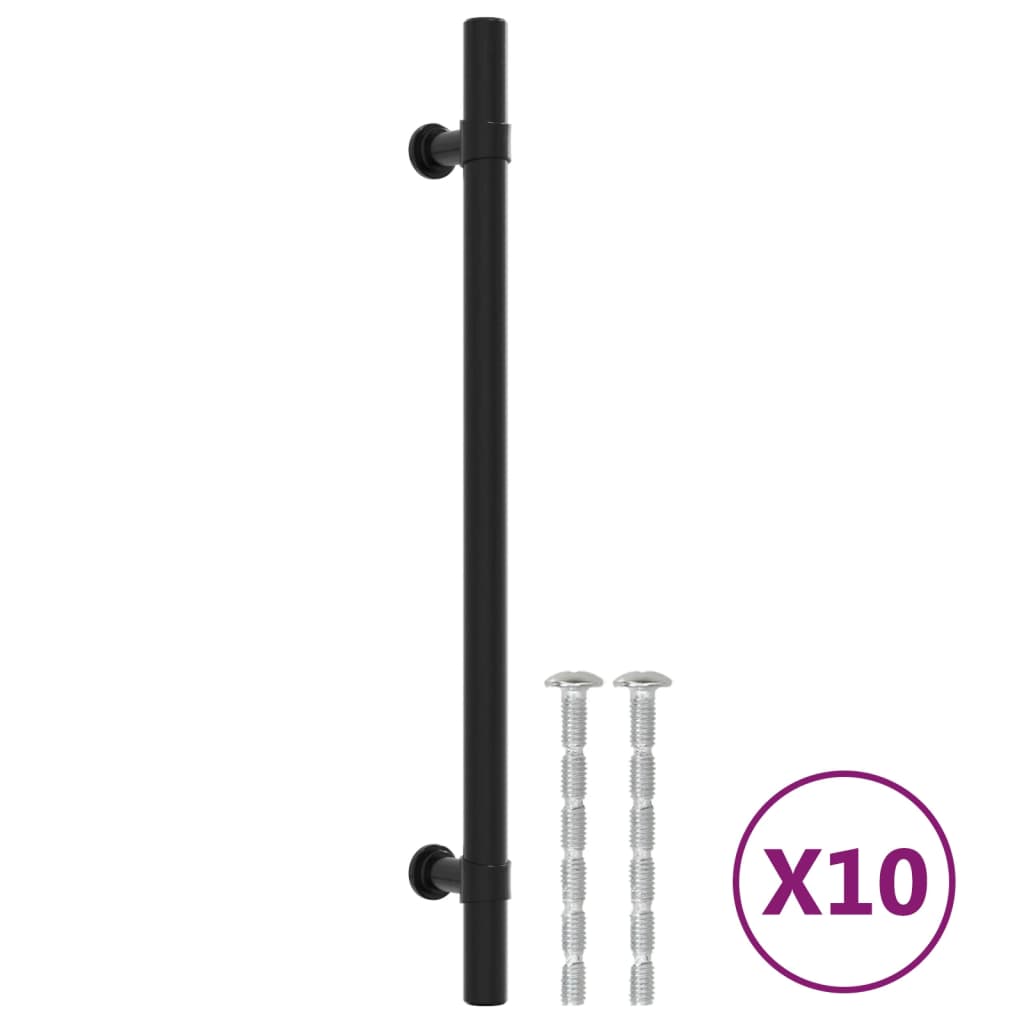Kaapin Kahvat 10 Kpl Musta 192 Mm Ruostumaton Teräs
