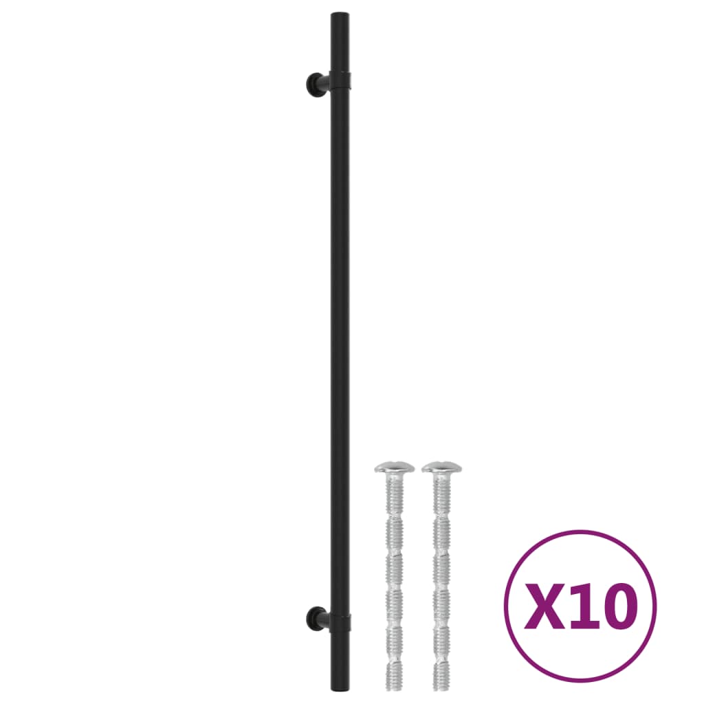 Kaapin Kahvat 10 Kpl Musta 320 Mm Ruostumaton Teräs