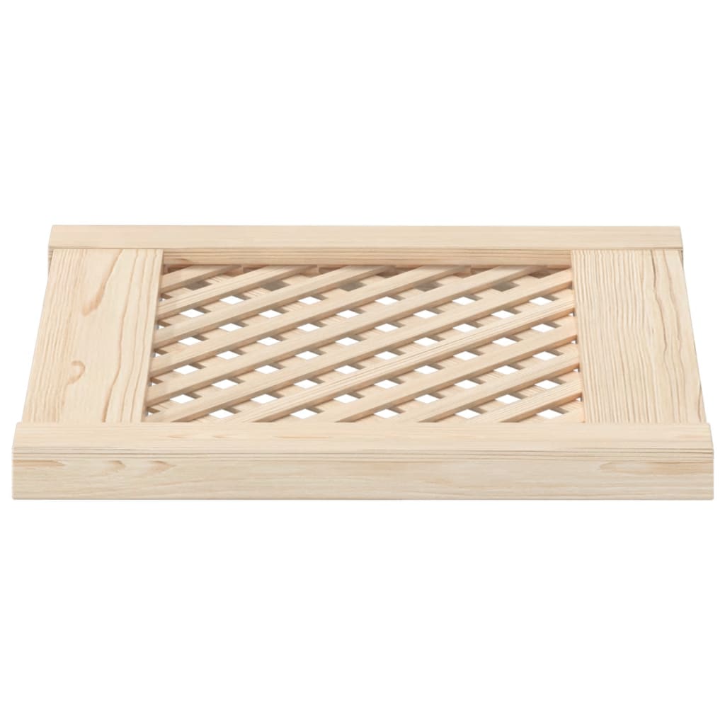 Kaapin Ovet Ristikkomuotoilu 2 Kpl 39,5X39,5 Cm Täysi Mänty