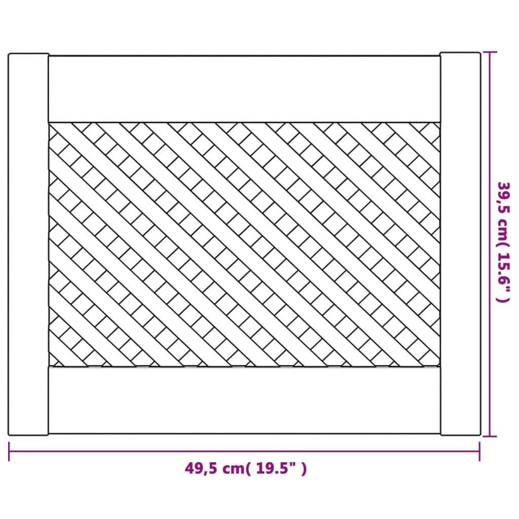 Kaapin Ovet Ristikkomuotoilu 2 Kpl 49,5X39,5 Cm Täysi Mänty