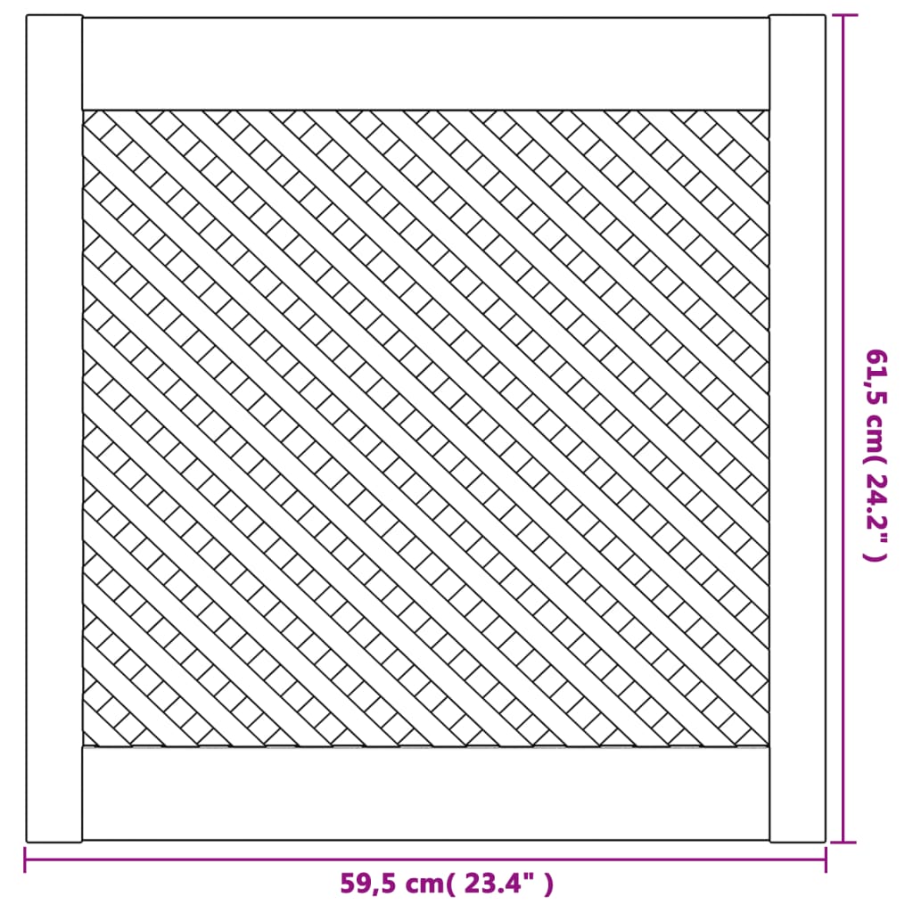 Kaapin Ovet Ristikkomuotoilu 2 Kpl 59,5X61,5 Cm Täysi Mänty