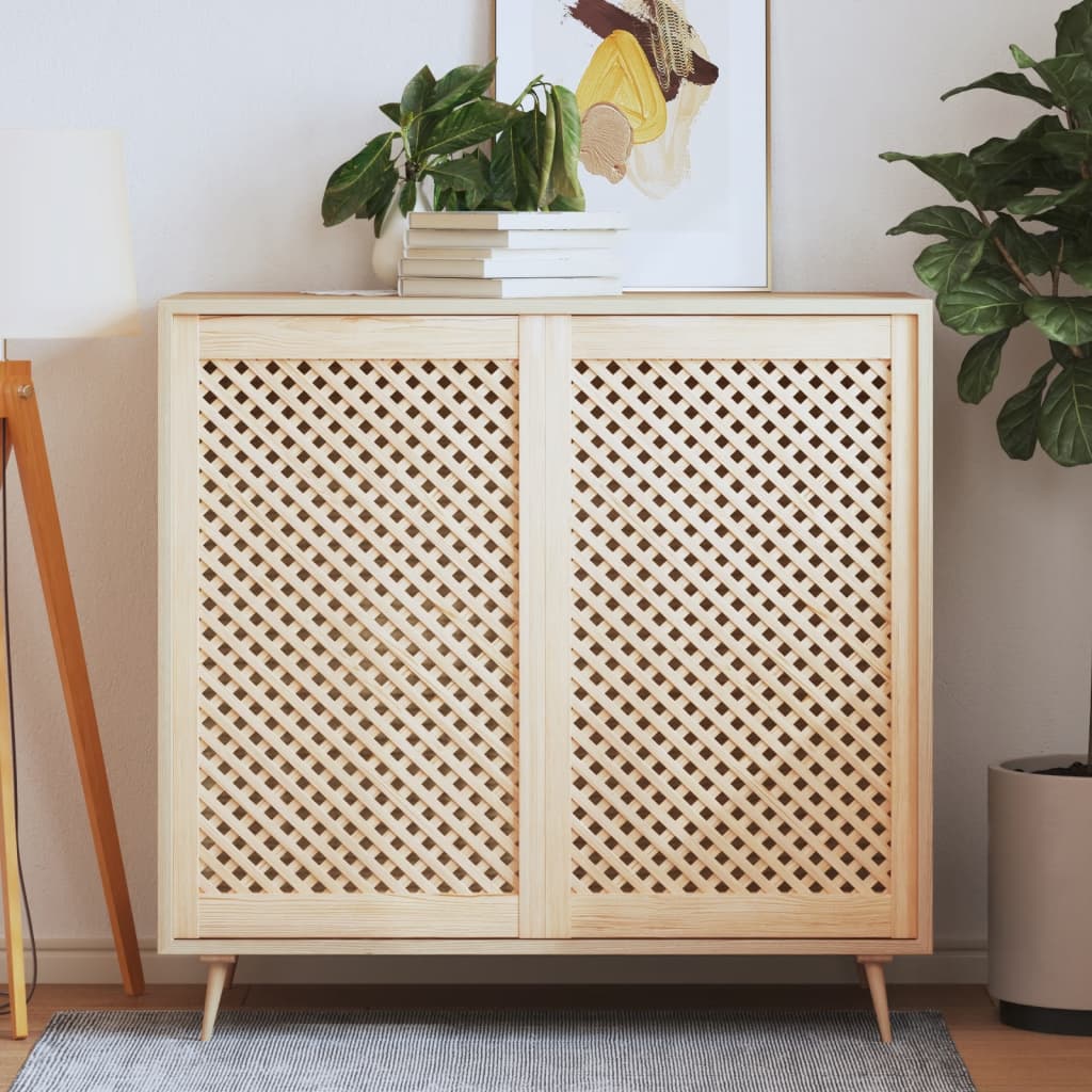 Kaapin Ovet Ristikkomuotoilu 2 Kpl 59,5X99 Cm Täysi Mänty