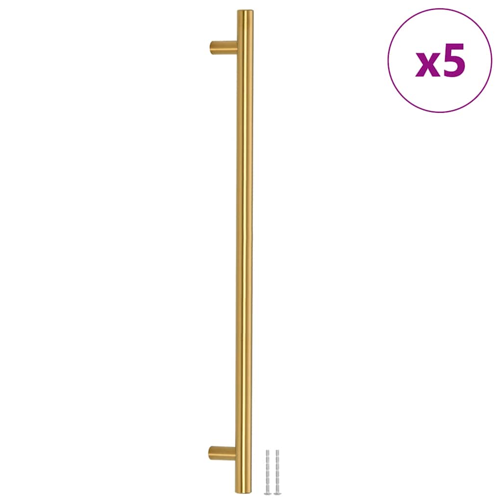 Kaapin Kahvat 5 Kpl Kulta 480 Mm Ruostumaton Teräs