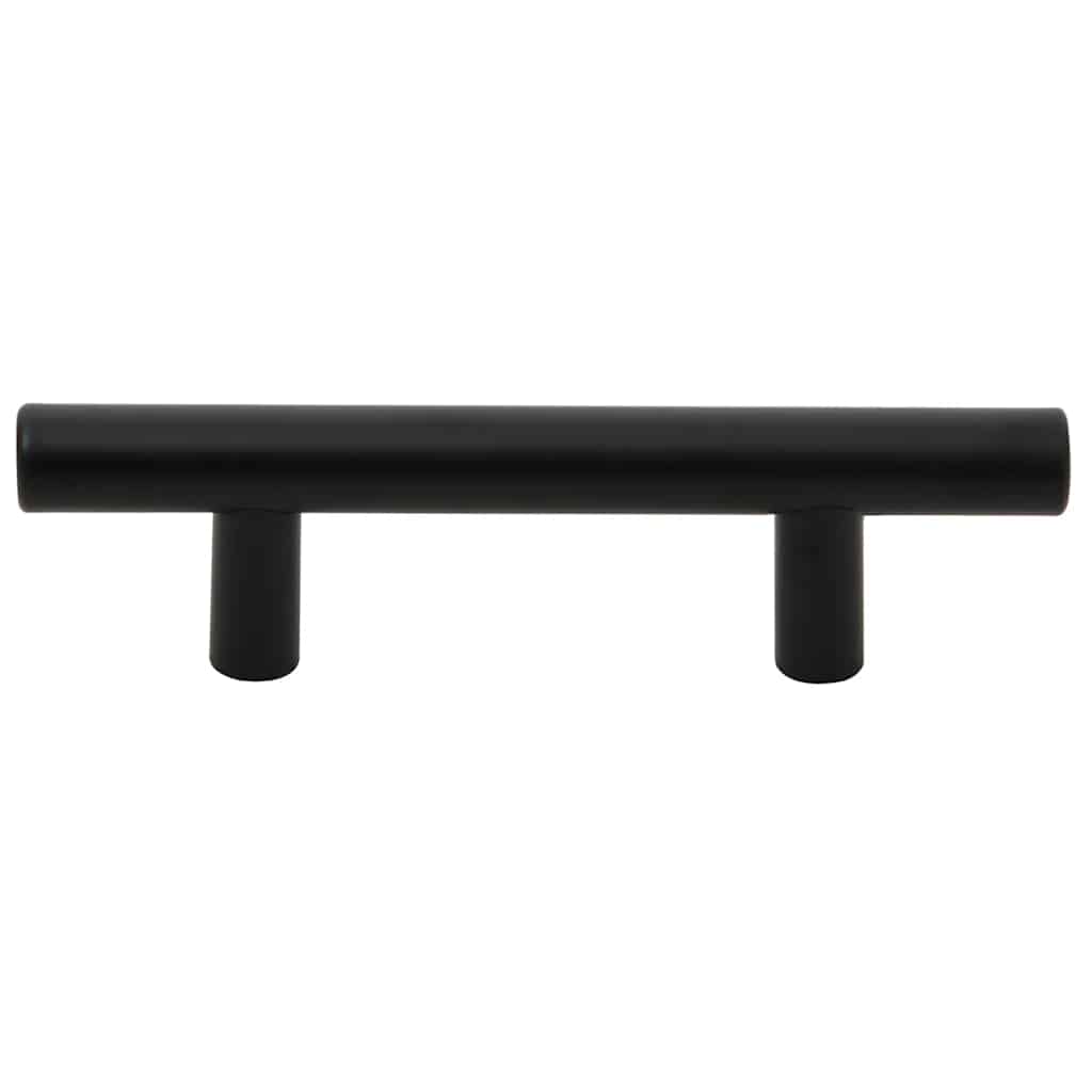 Kaapin Kahvat 10 Kpl Musta 64 Mm Ruostumaton Teräs