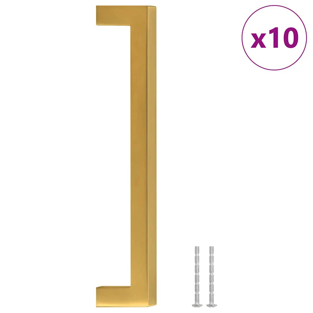 Kaapin Kahvat 10 Kpl Kulta 160 Mm Ruostumaton Teräs