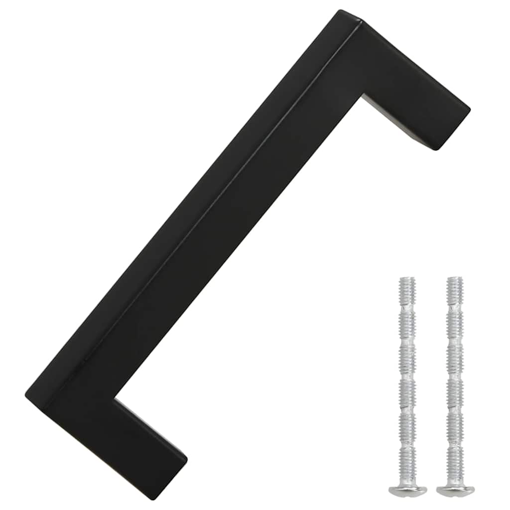 Kaapin Kahvat 10 Kpl Musta 96 Mm Ruostumaton Teräs