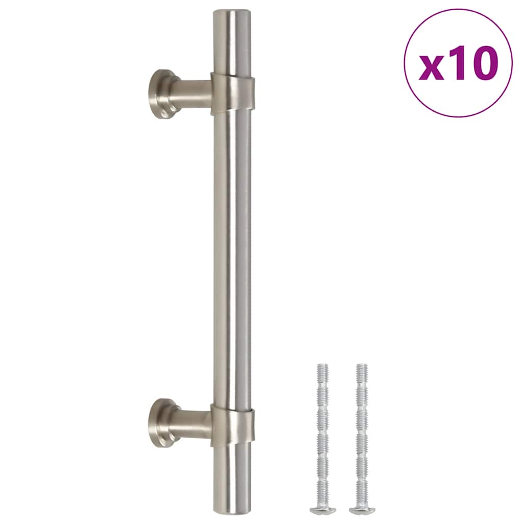 Kaapin Kahvat 10 Kpl Hopea 96 Mm Ruostumaton Teräs