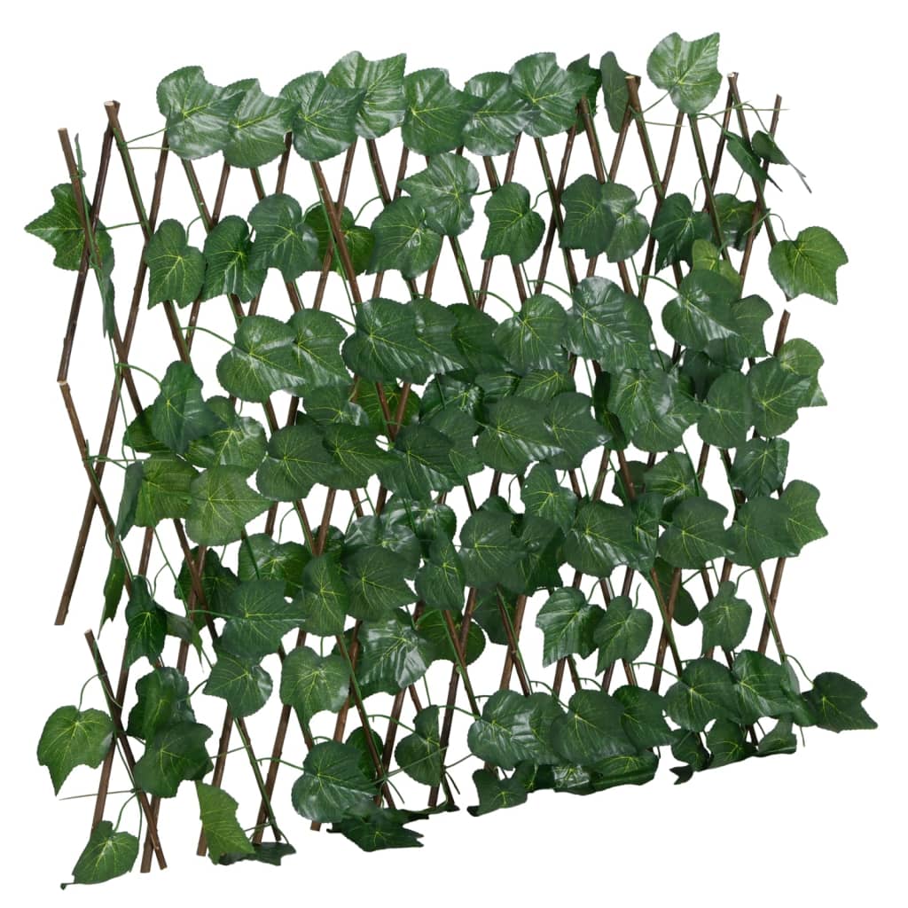 Säleikkö Tekoviininlehti Laajennettava Vihreä 5 Kpl 190X60 Cm