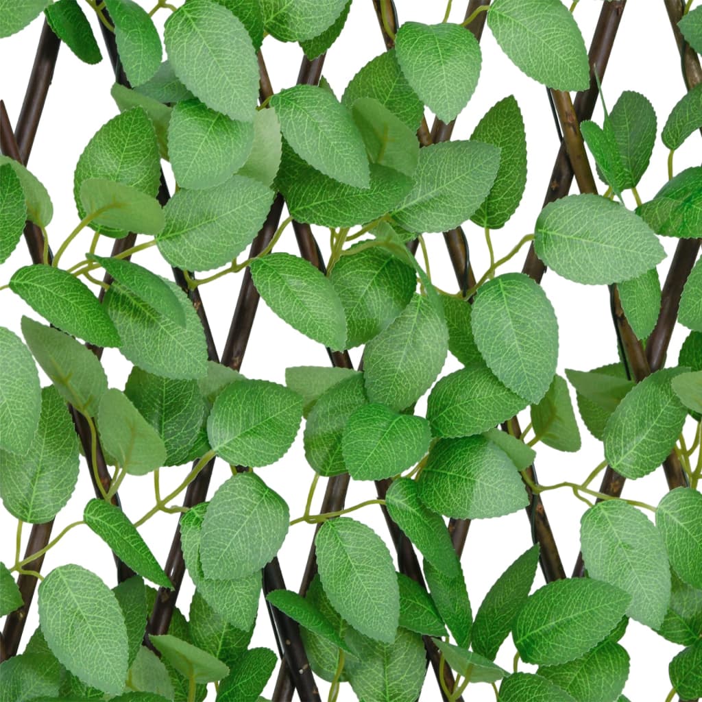 Säleikkö Tekomuratti Laajennettava 5 Kpl Vihreä 180X65 Cm