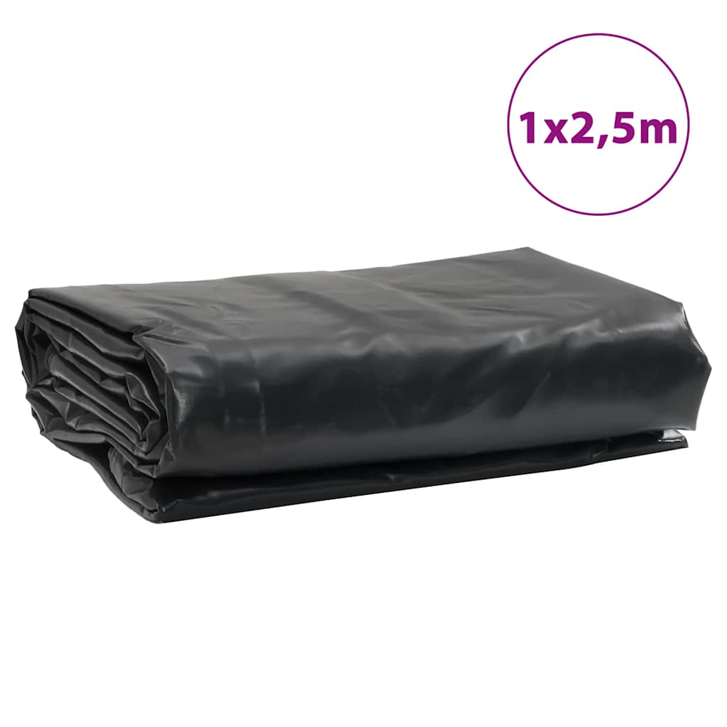 Pressu Musta 1X2,5 M 650 G/M²