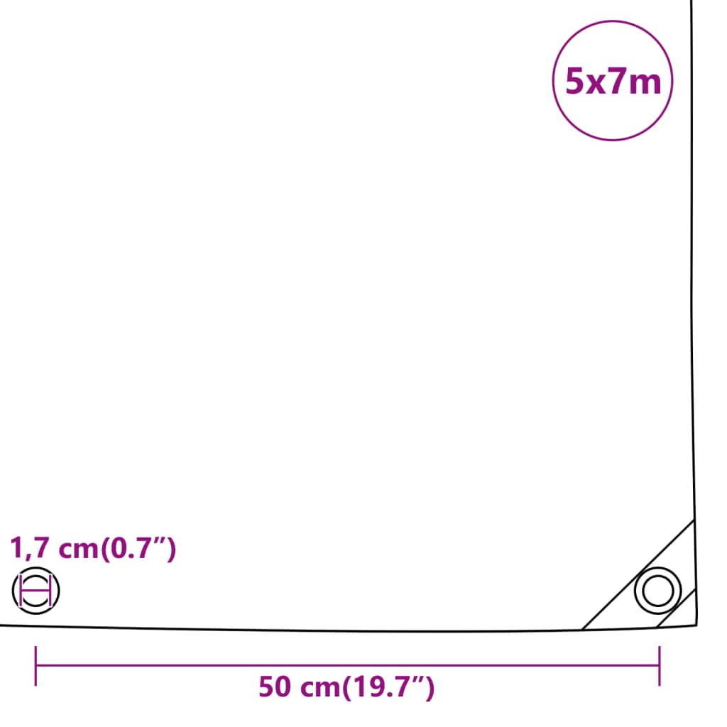 Pressu Antrasiitti 5X7 M 650 G/M²