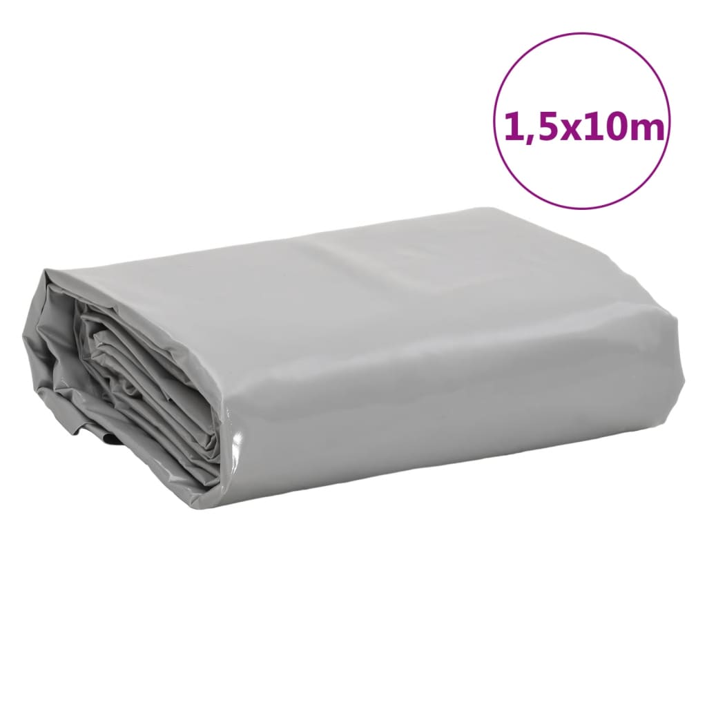 Pressu Harmaa 1,5X10 M 650 G/M²