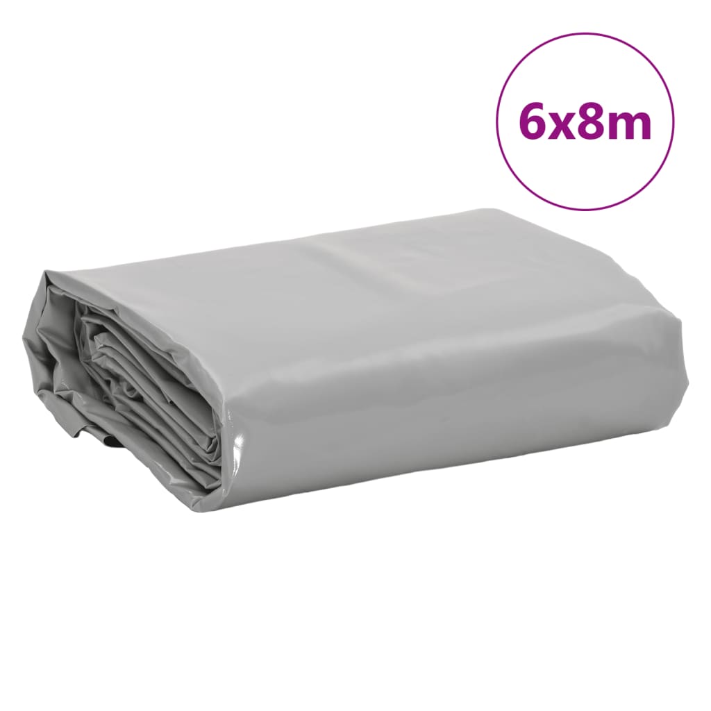 Pressu Harmaa 6X8 M 650 G/M²