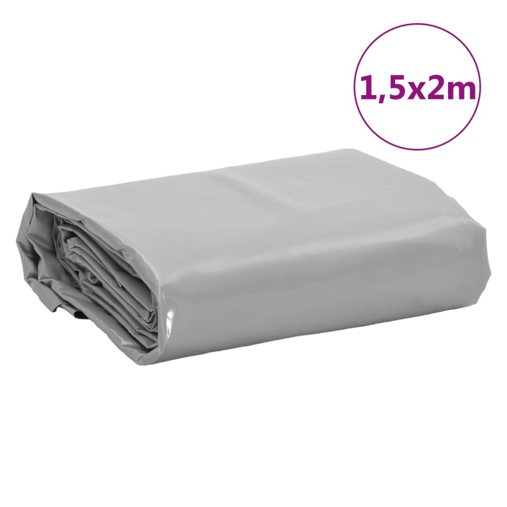 Pressu Harmaa 1,5X2 M 650 G/M²